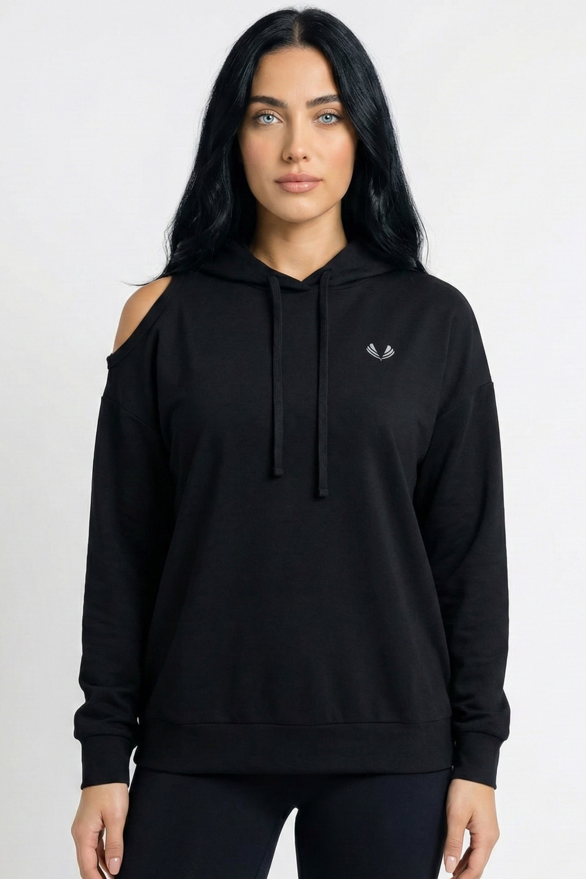 Core Open Shoulder Hoodie