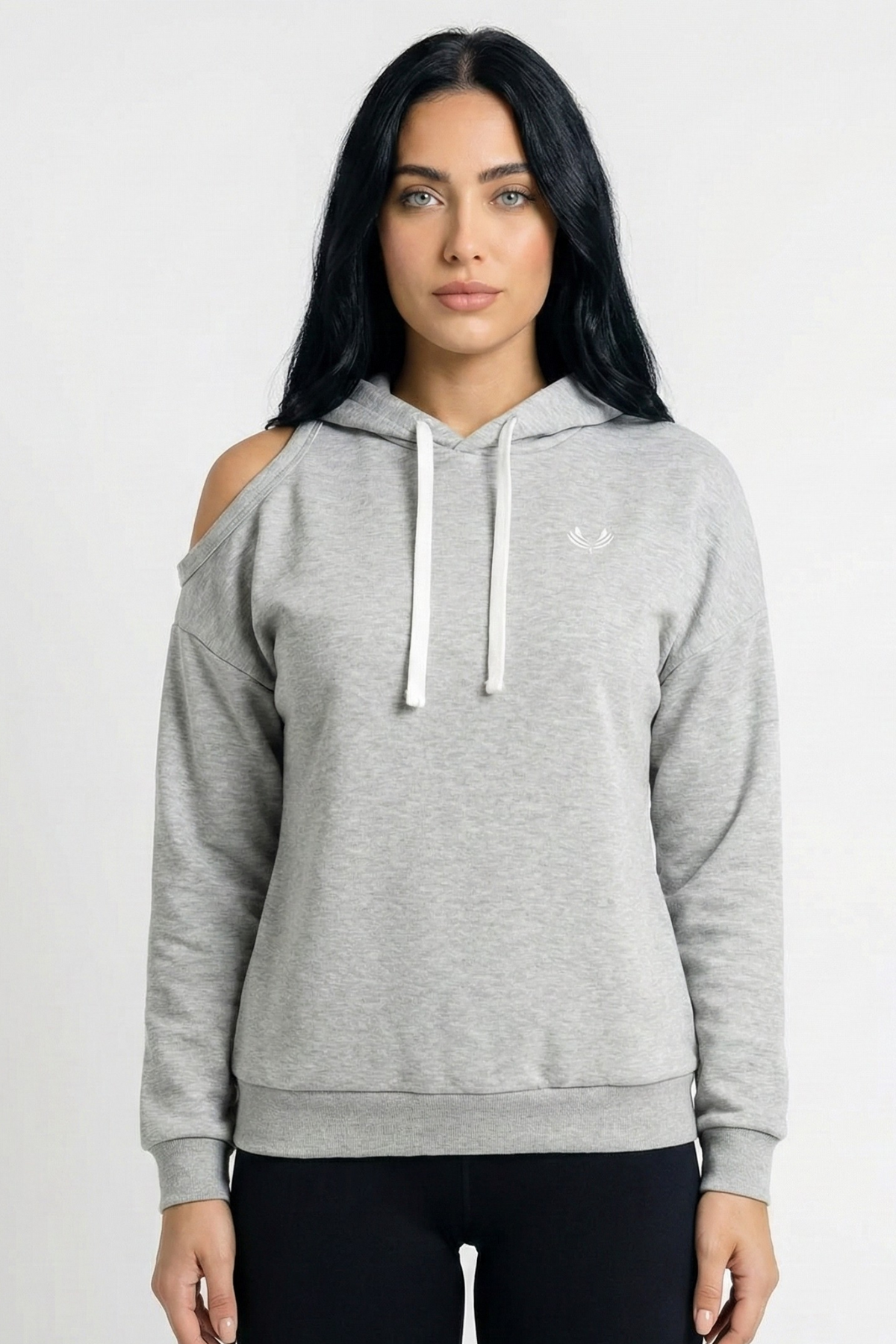 Core Open Shoulder Hoodie
