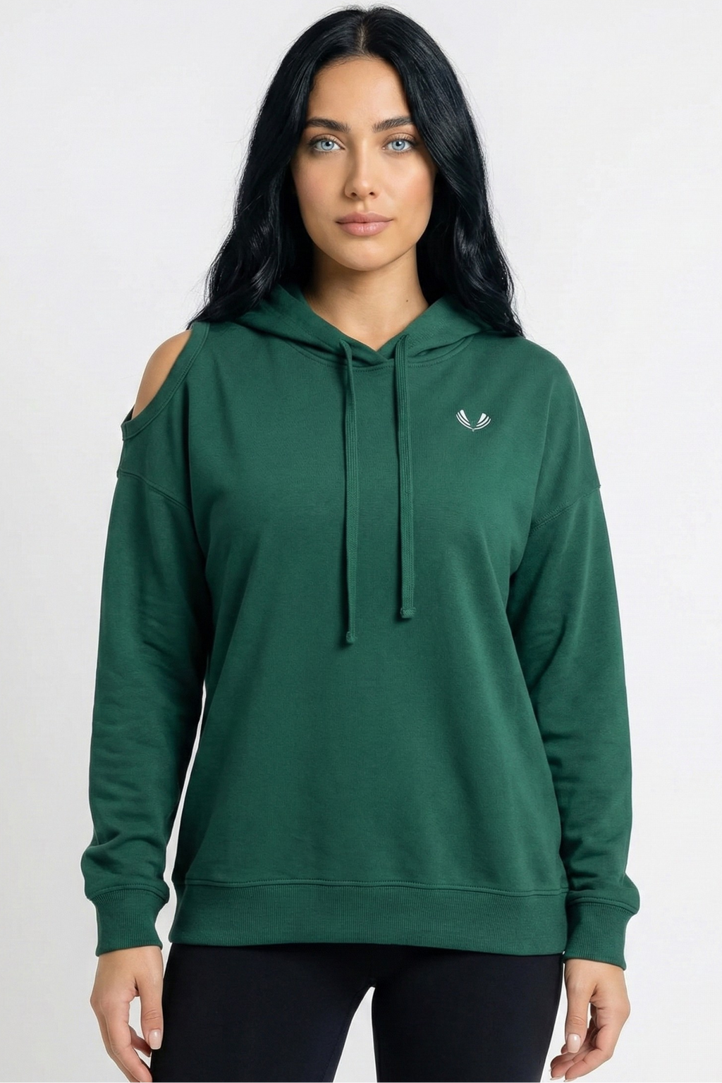 Core Open Shoulder Hoodie
