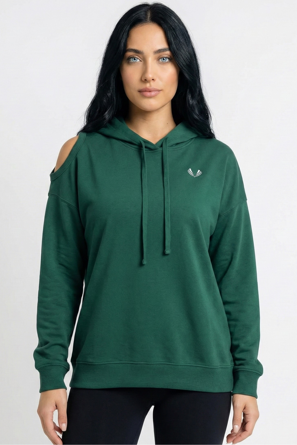 Core Open Shoulder Hoodie