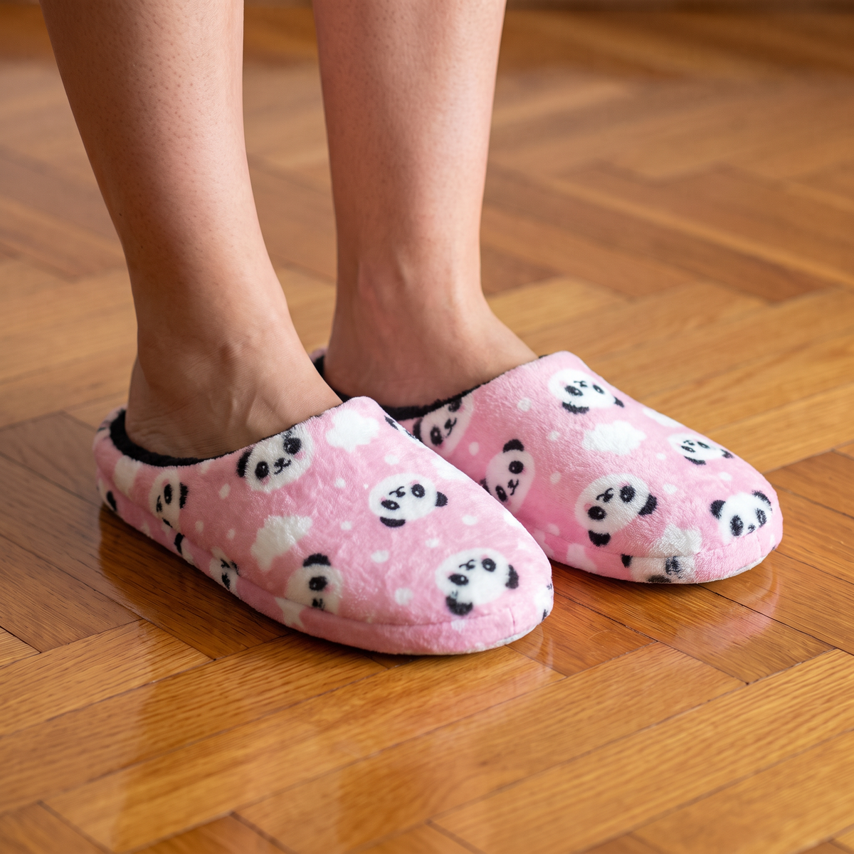 Pantoufla: Panda Pink