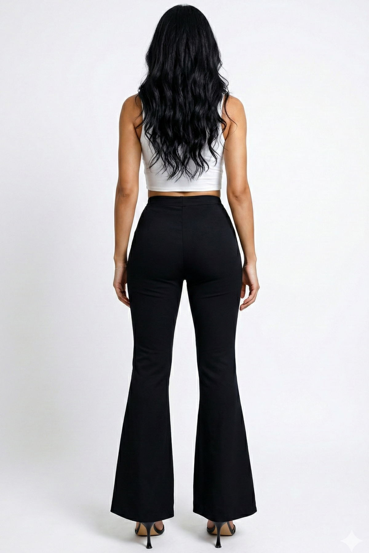 Elegant High-Waist Flared Pants