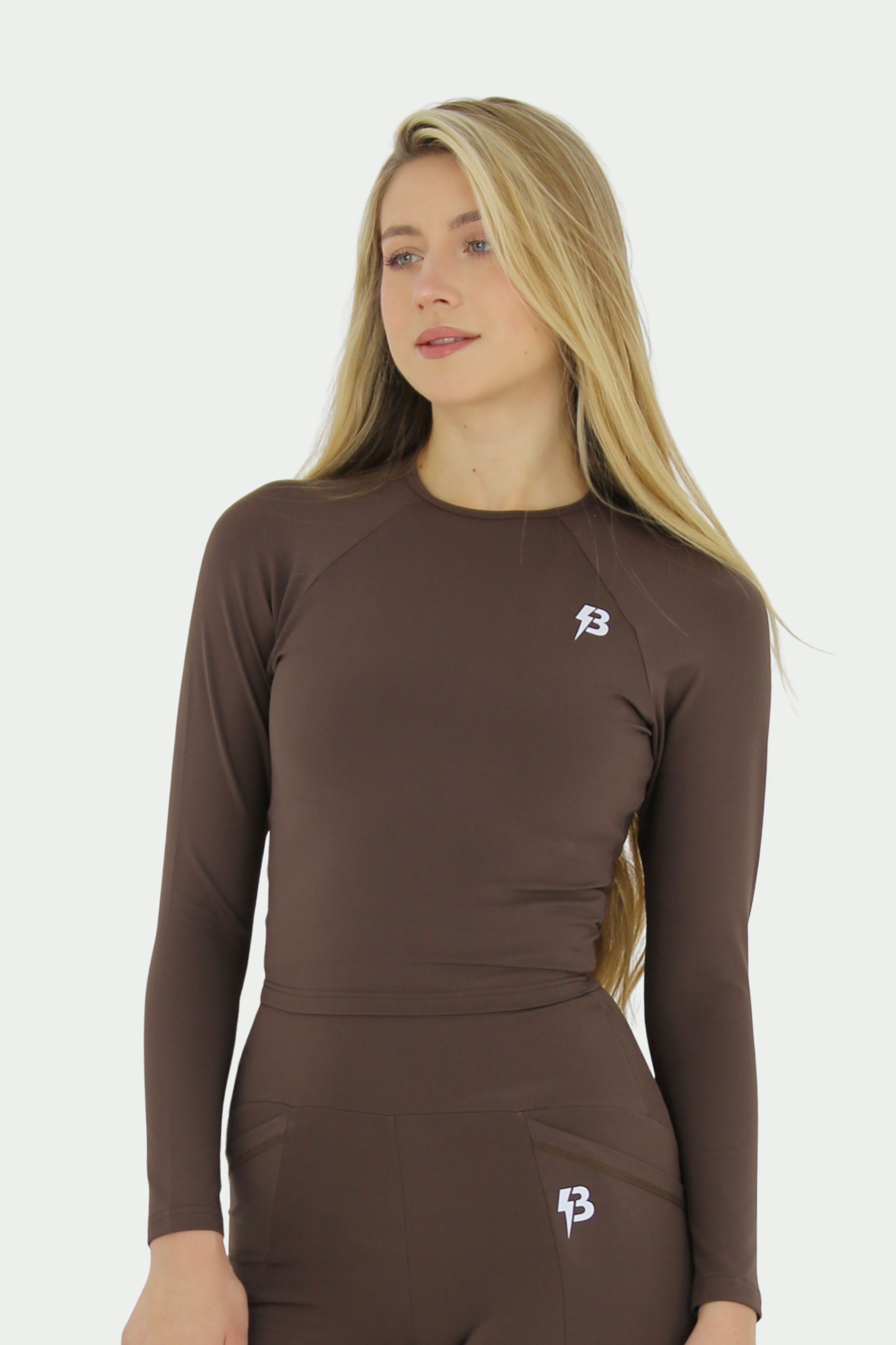 Blaze : Prime Cropped Long Sleeve Top