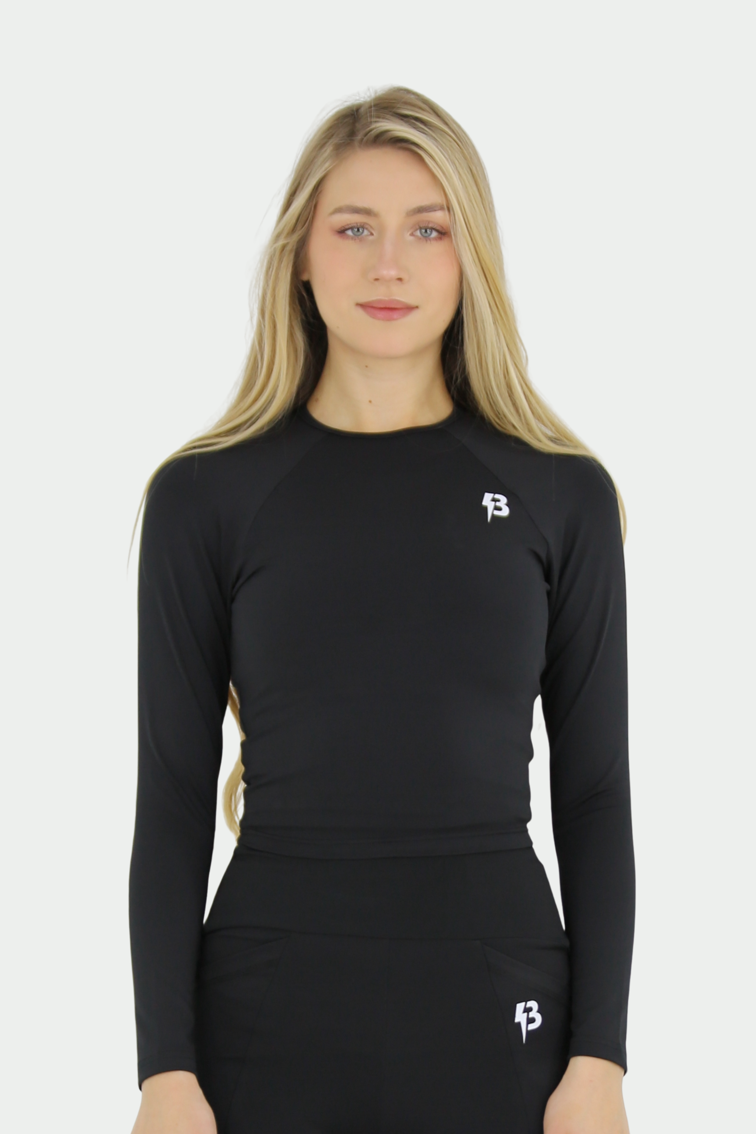 Blaze : Prime Cropped Long Sleeve Top