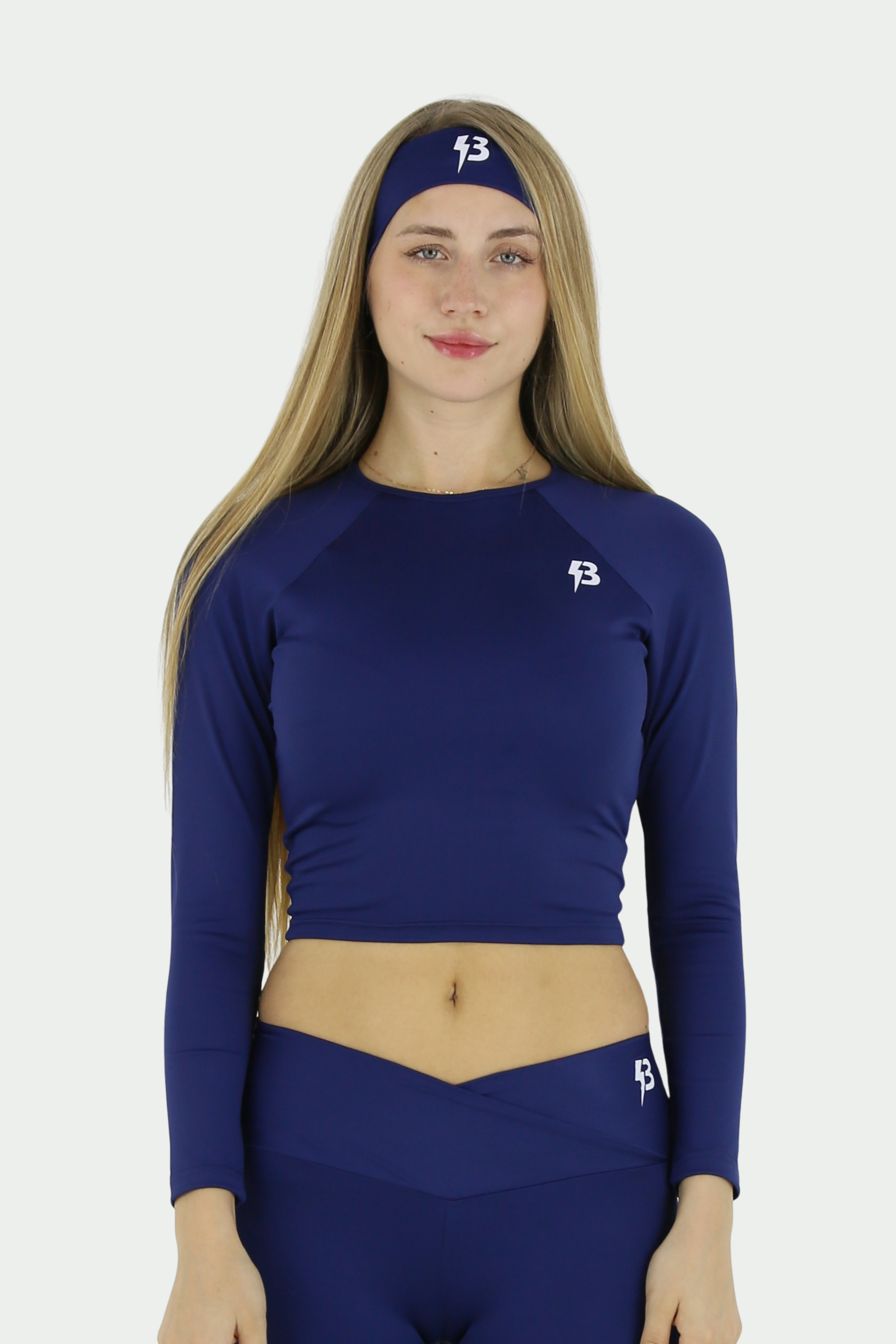 Blaze : Prime Cropped Long Sleeve Top
