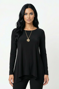 Bronze : Effortless Chic Black Tunic