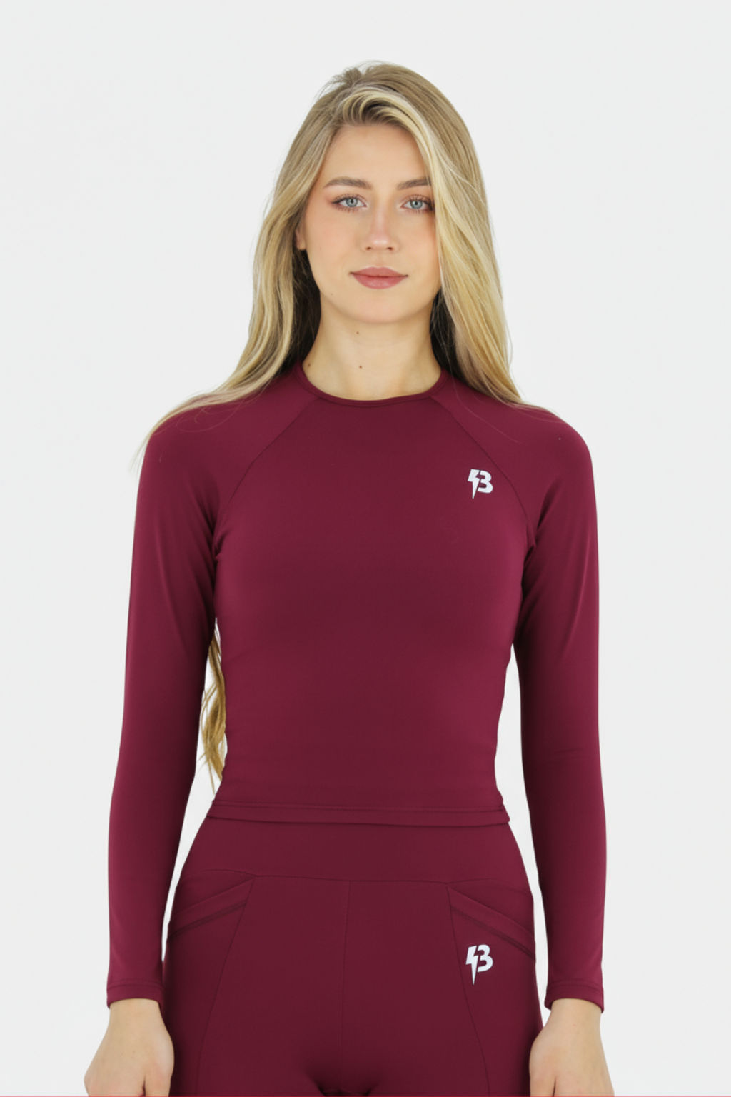 Blaze : Prime Cropped Long Sleeve Top