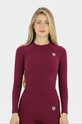 Blaze : Prime Cropped Long Sleeve Top