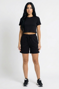 Ivory : Soft French Terry Shorts