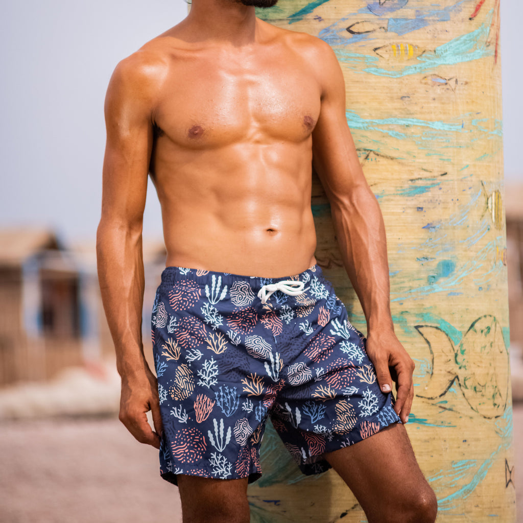 Bahr Blue Corals Swim Shorts