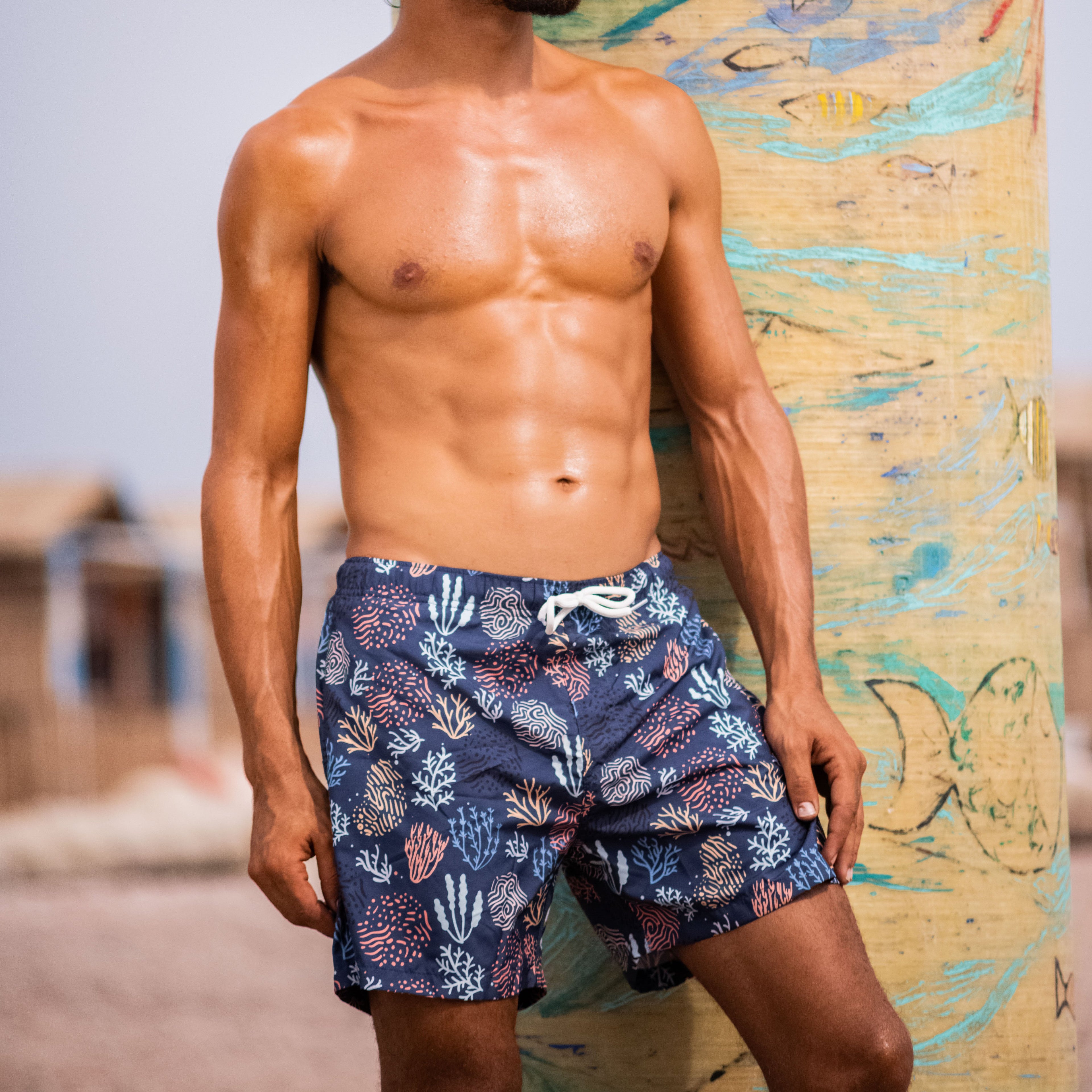 Bahr Blue Corals Swim Shorts