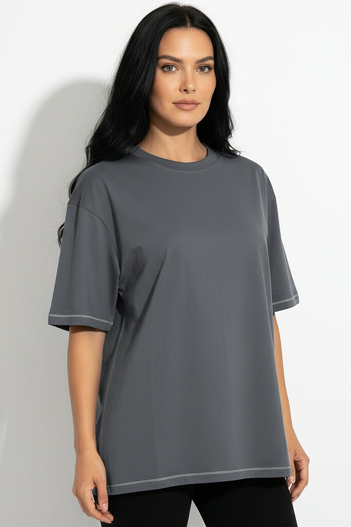 XCED : Stitching Oversized T-shirt