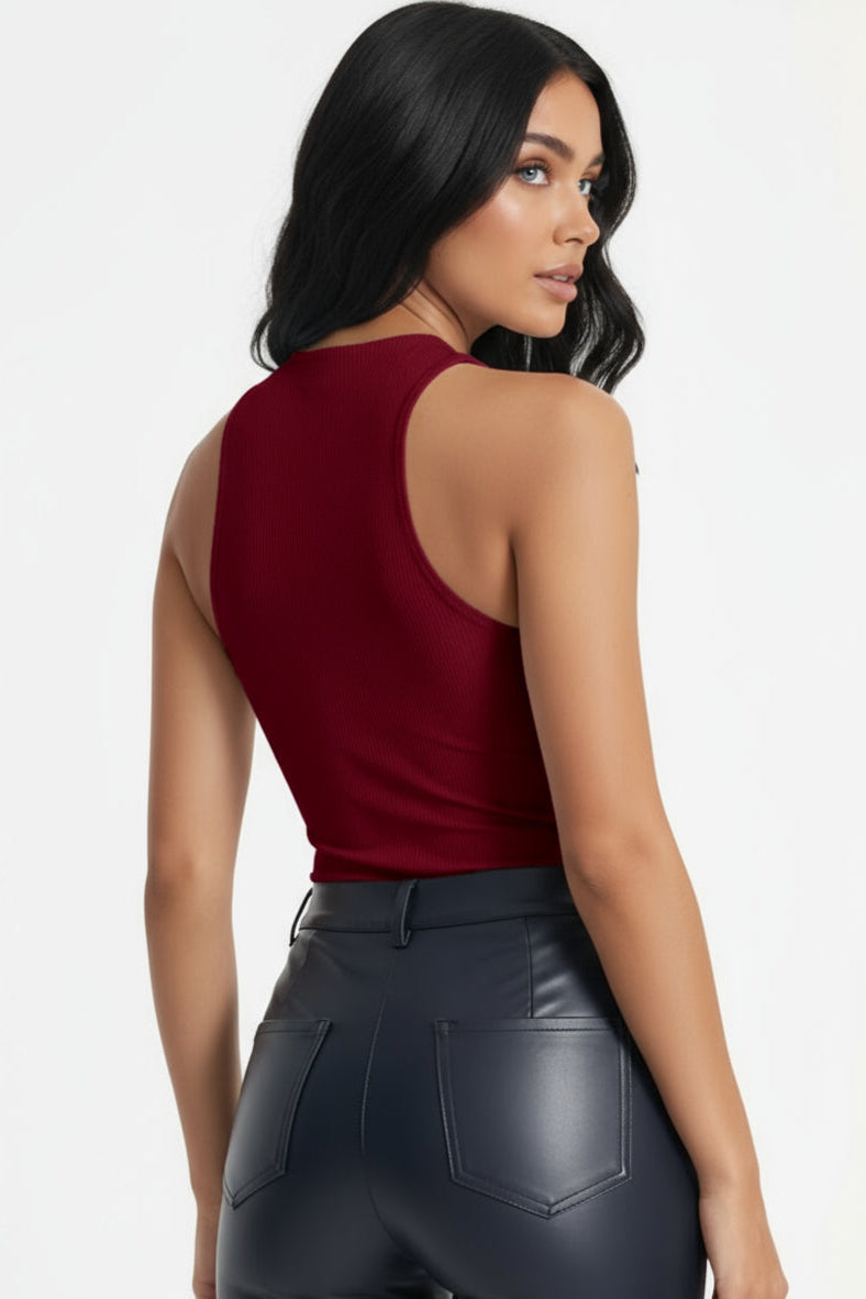 Ivory : Racer Tank Top