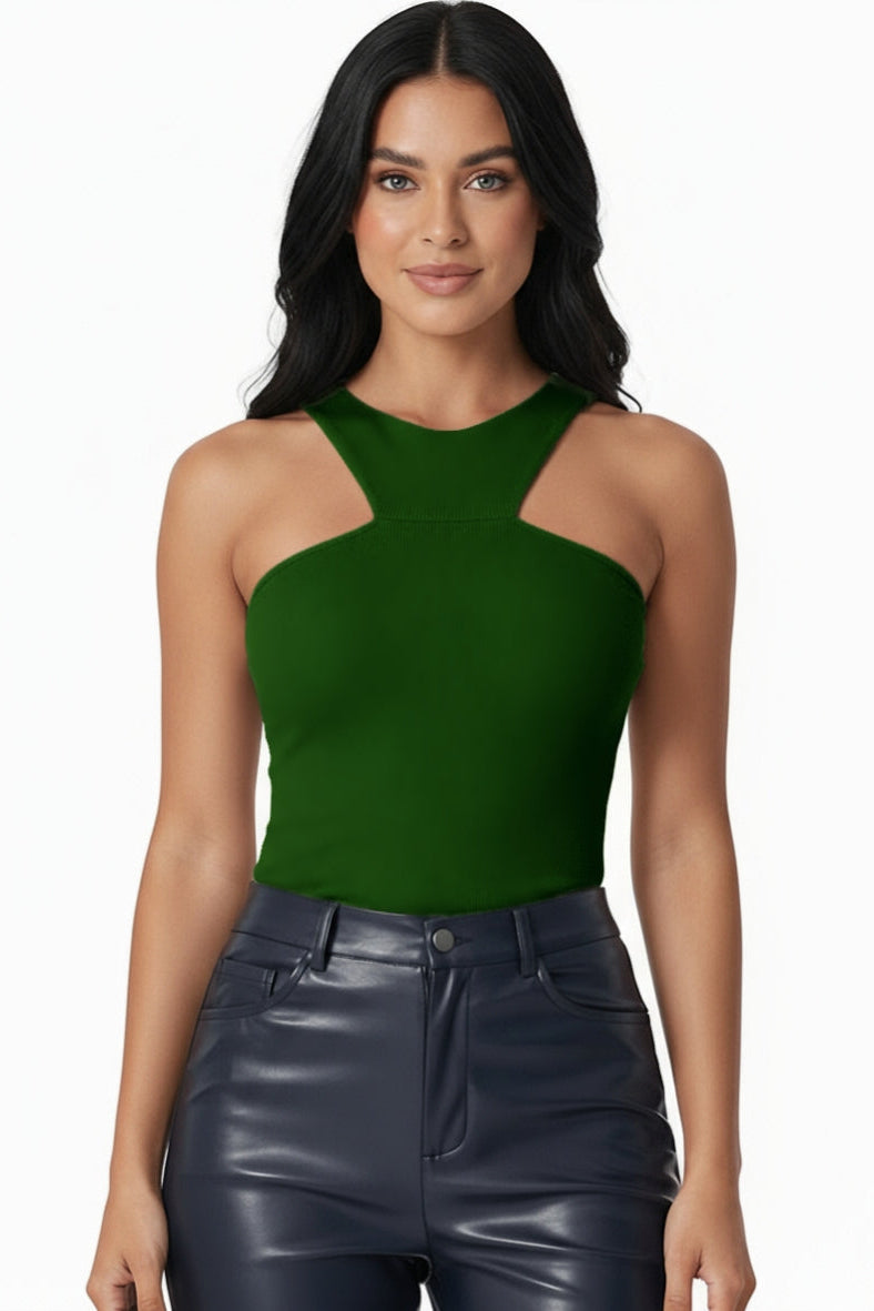 Ivory : Racer Tank Top