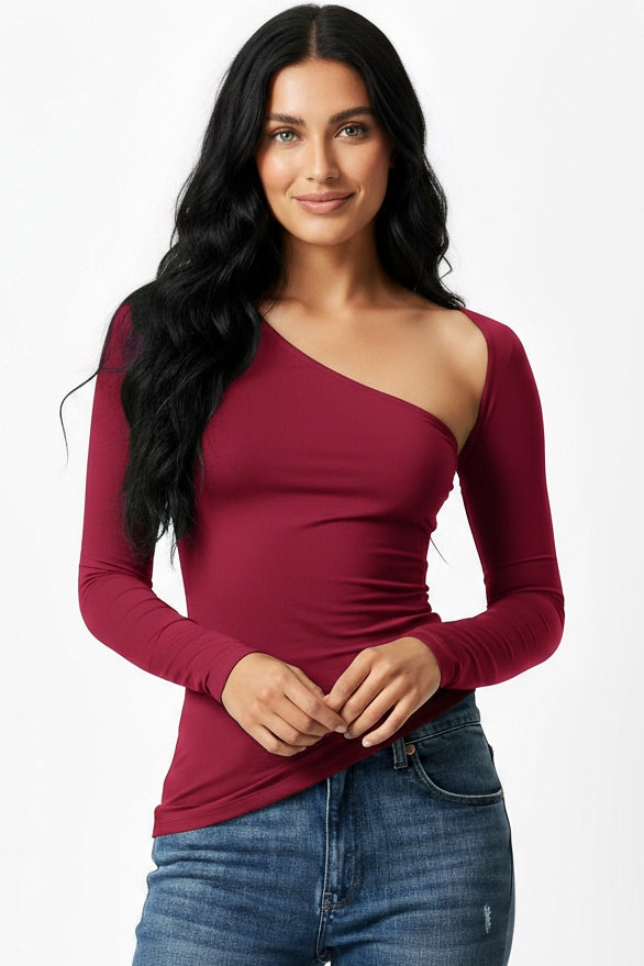 Ivory : Soft Sleeve Top
