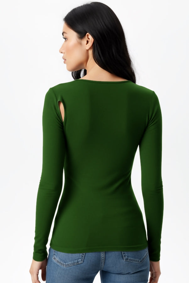 Ivory : Soft Sleeve Top