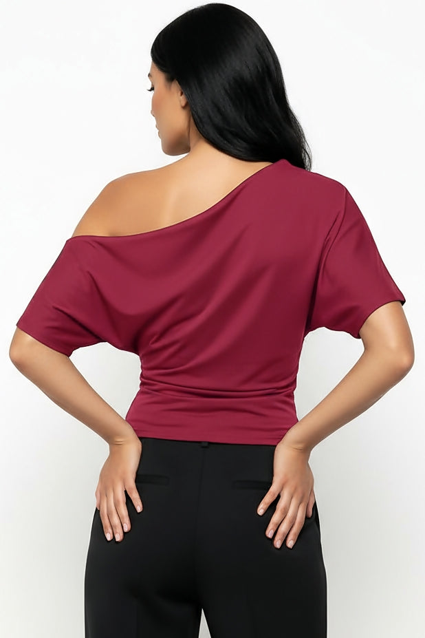 Ivory : Air Asymmetrical Tee