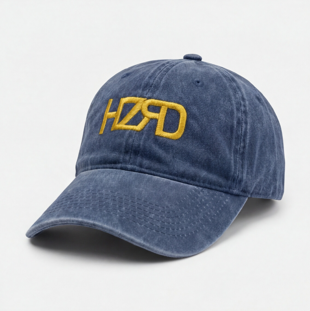 HZRD Washed Cap - Blue