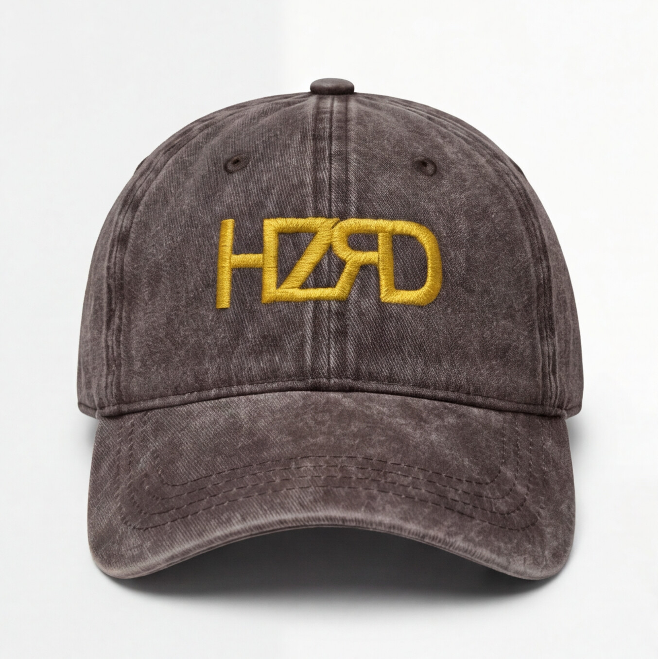 HZRD Washed Cap - Brown
