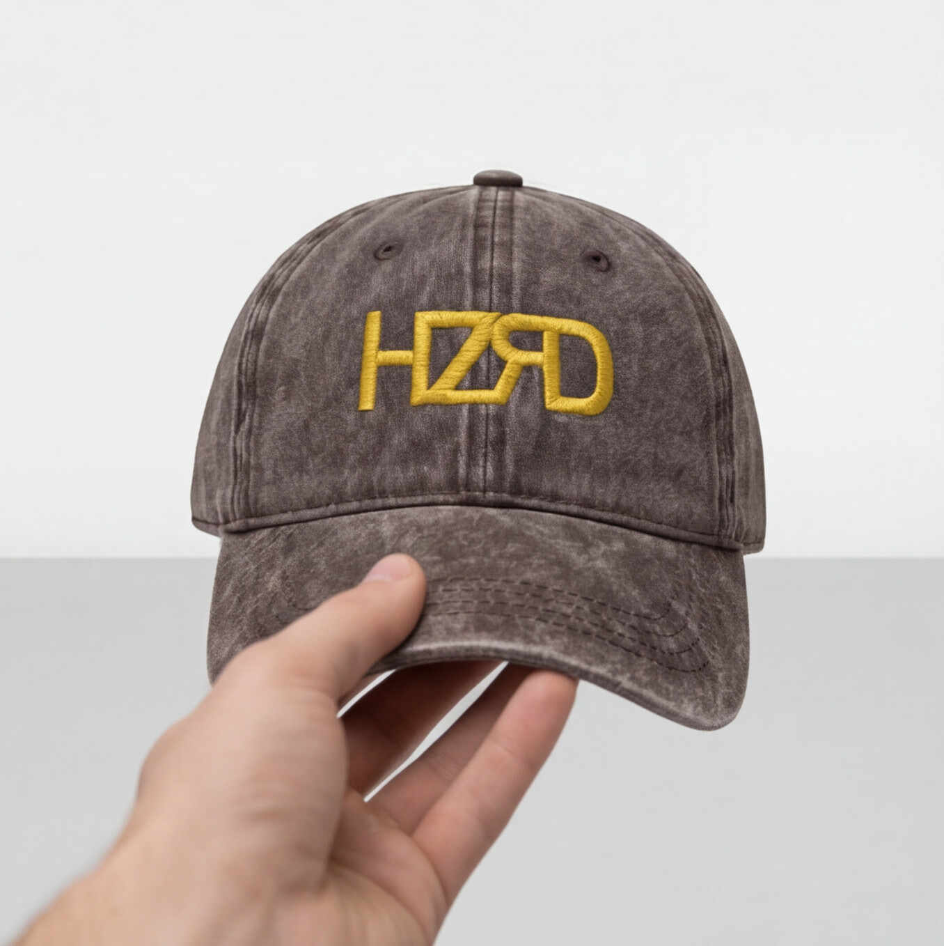 HZRD Washed Cap - Brown
