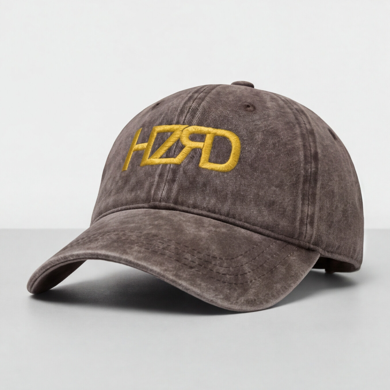 HZRD Washed Cap - Brown