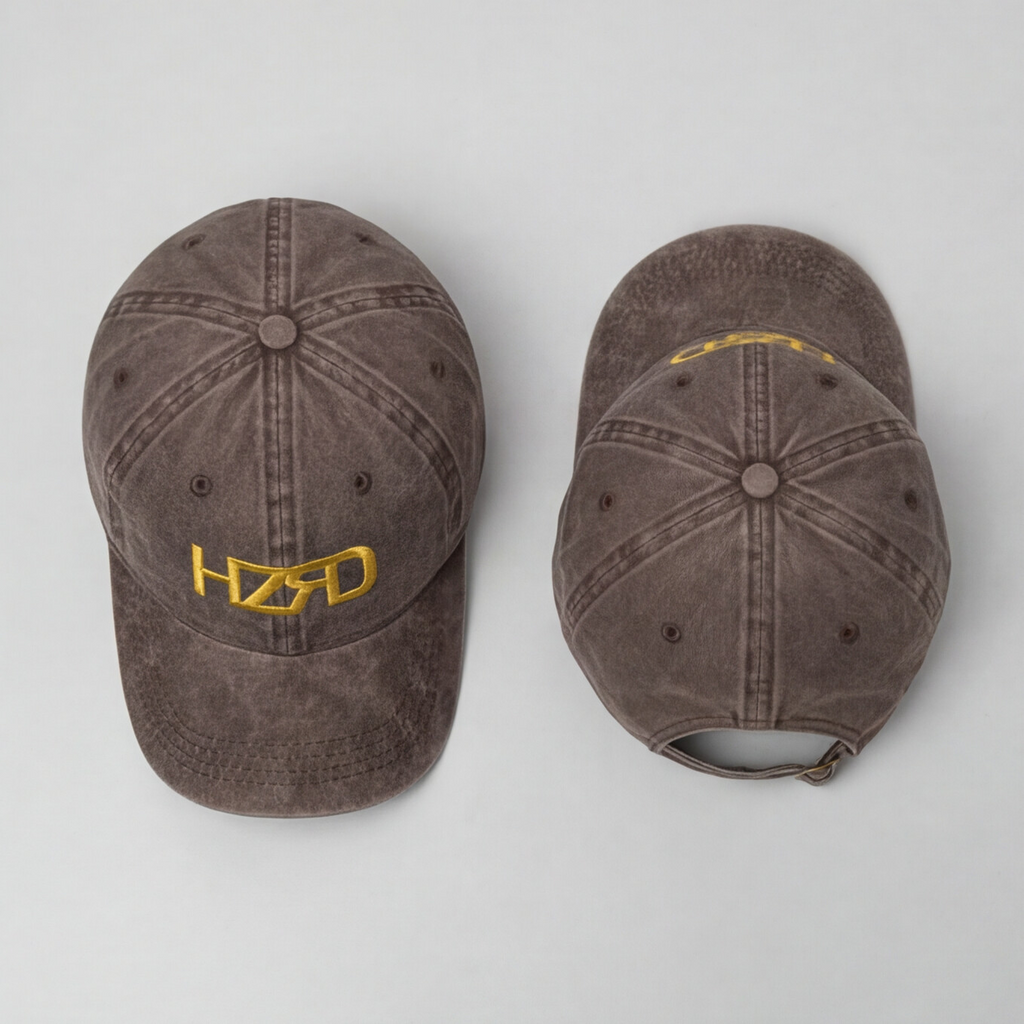 HZRD Washed Cap - Brown