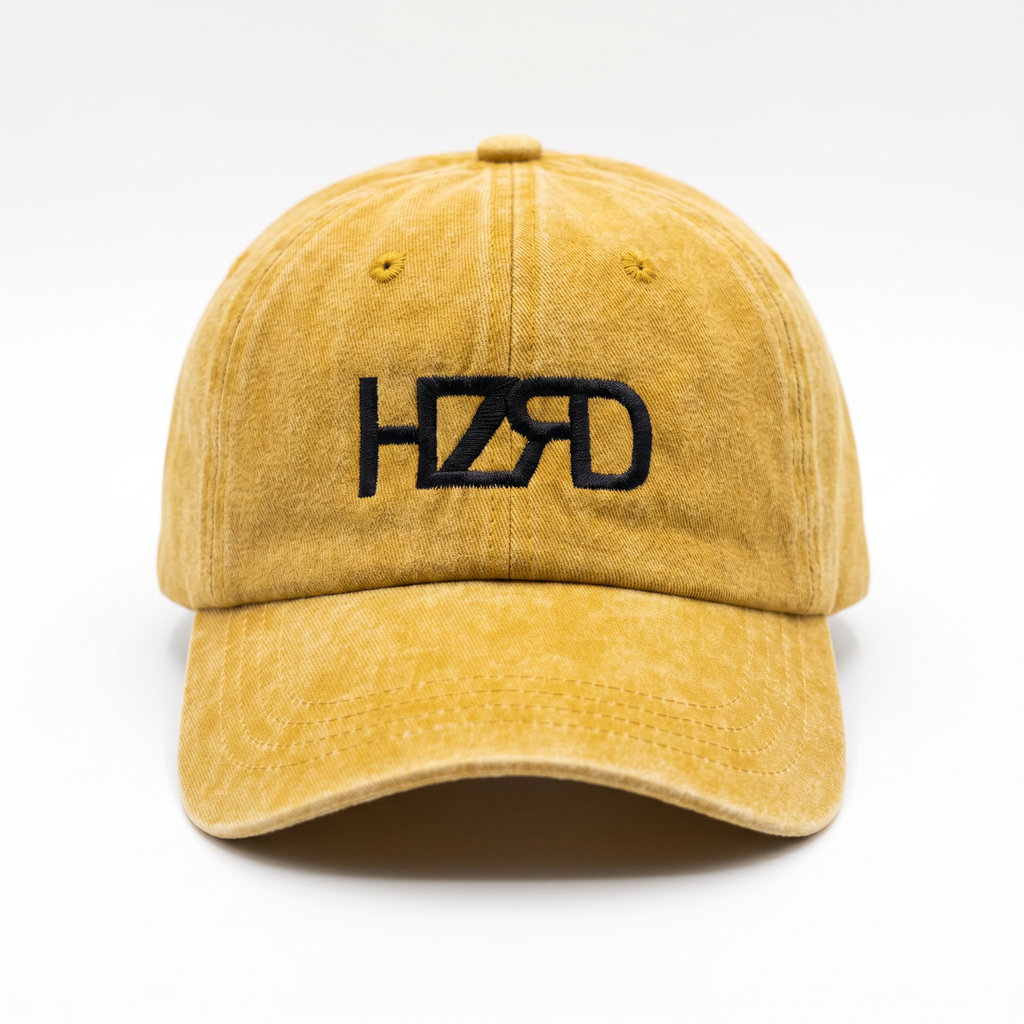 HZRD Washed Cap - Mustard
