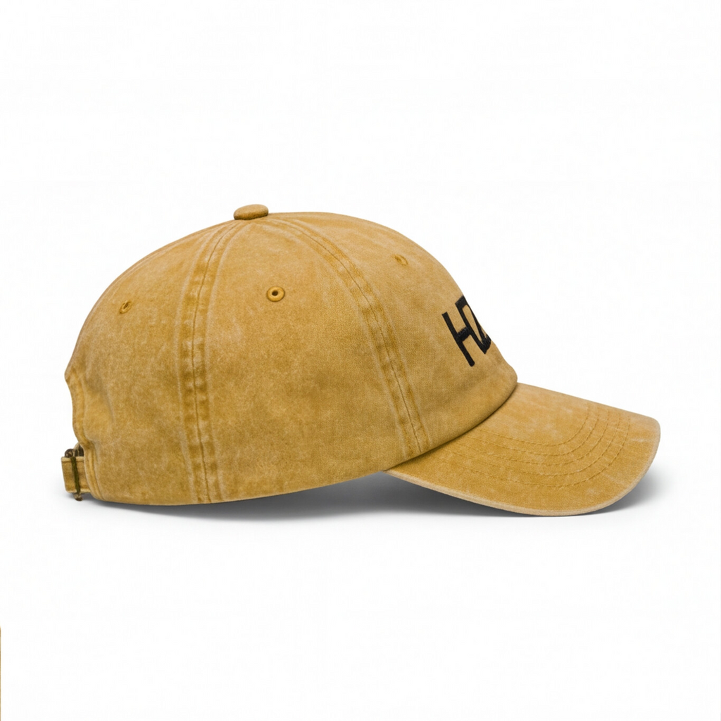 HZRD Washed Cap - Mustard