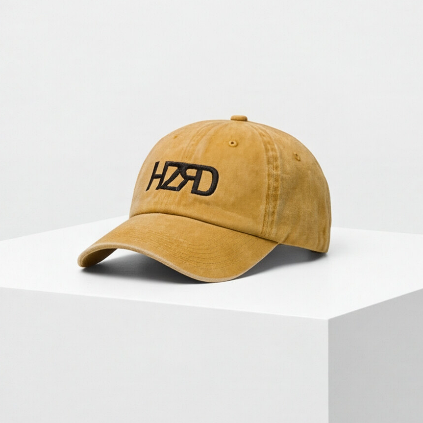 HZRD Washed Cap - Mustard