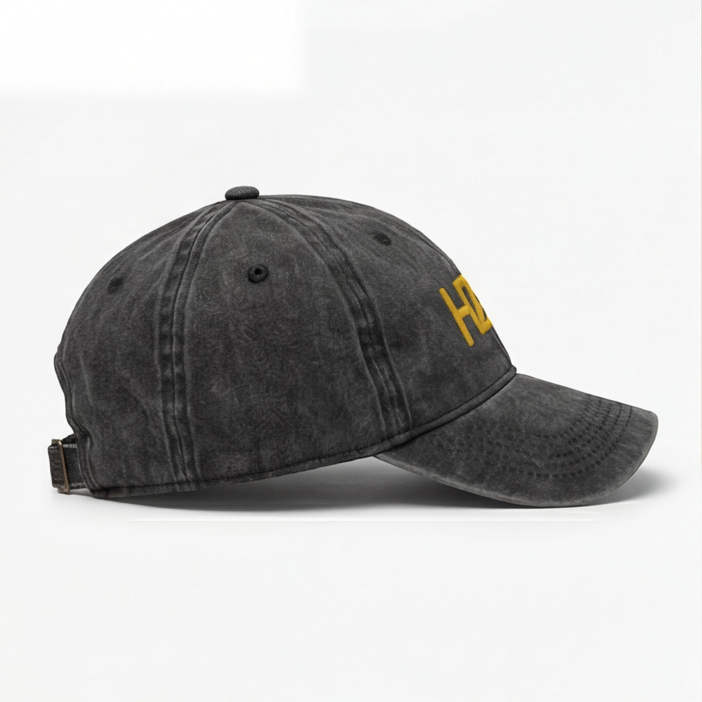 HZRD Washed Cap - Black