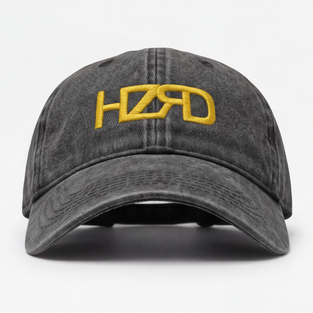HZRD Washed Cap - Black
