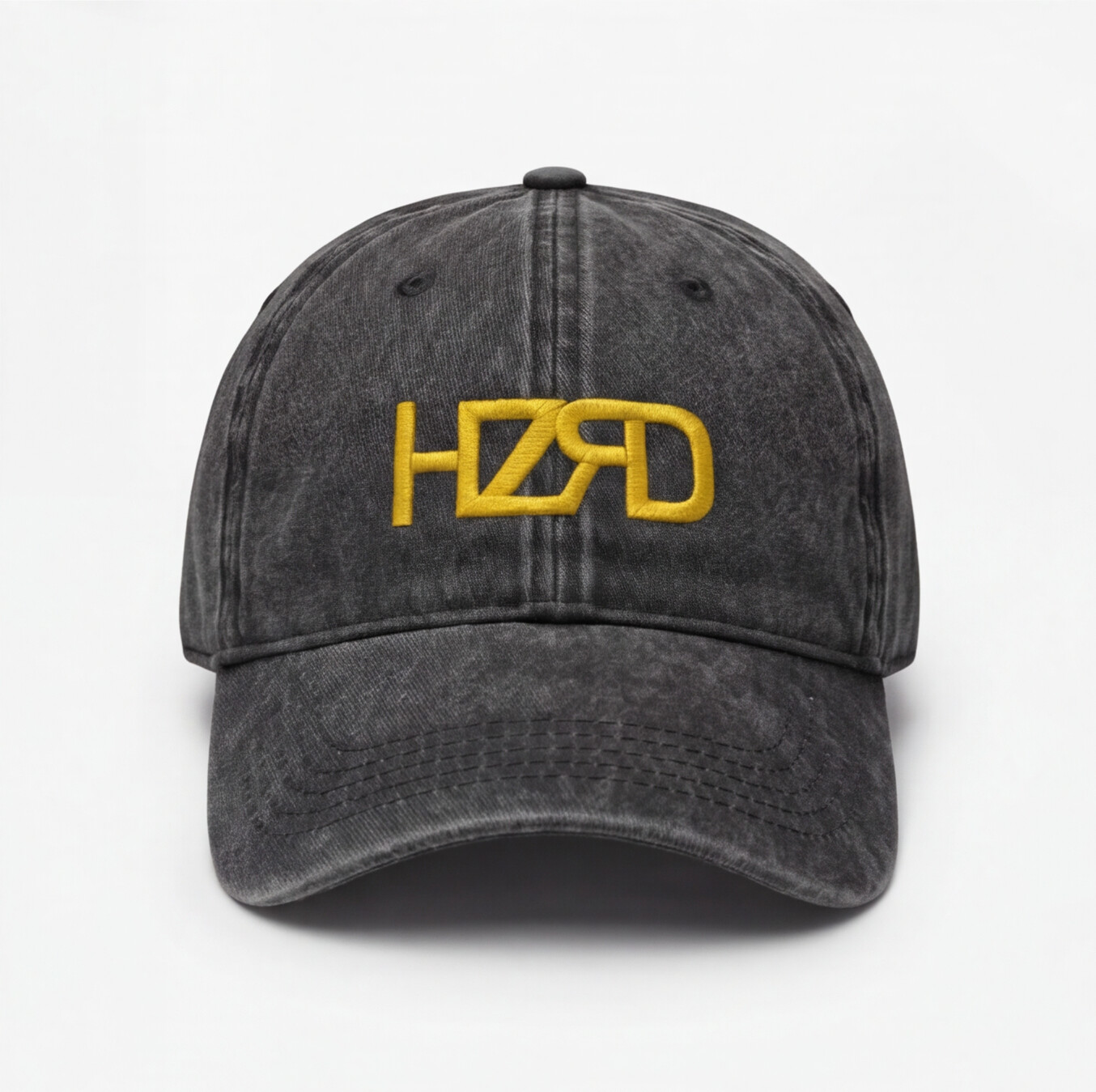 HZRD Washed Cap - Black
