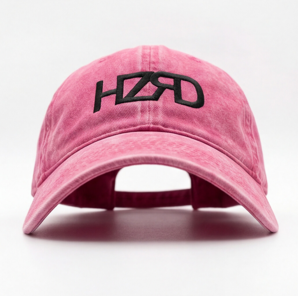 HZRD Washed Cap - Fuchsia