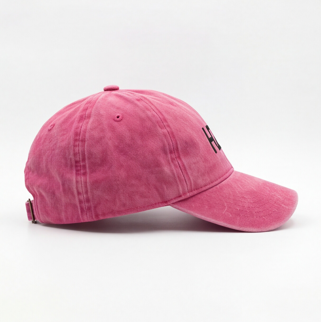 HZRD Washed Cap - Fuchsia