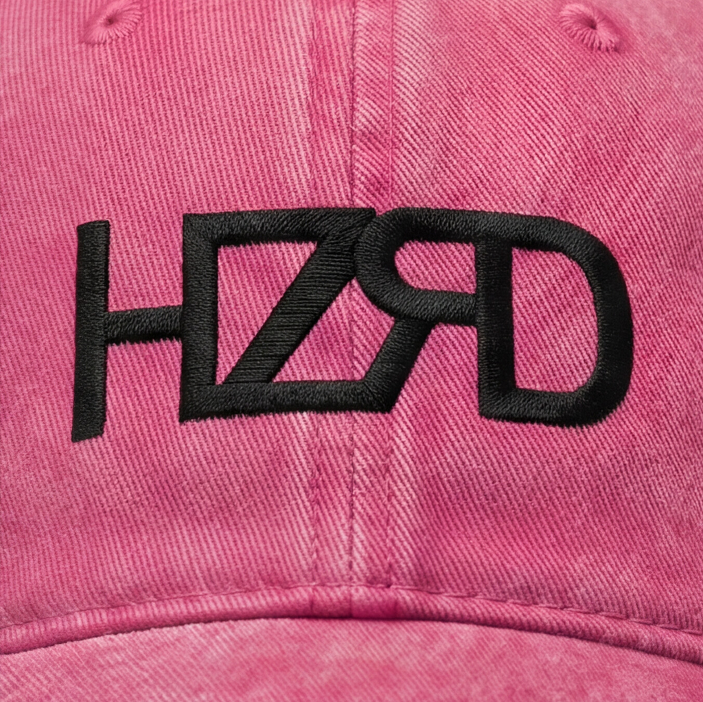 HZRD Washed Cap - Fuchsia