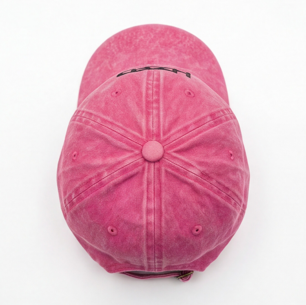 HZRD Washed Cap - Fuchsia