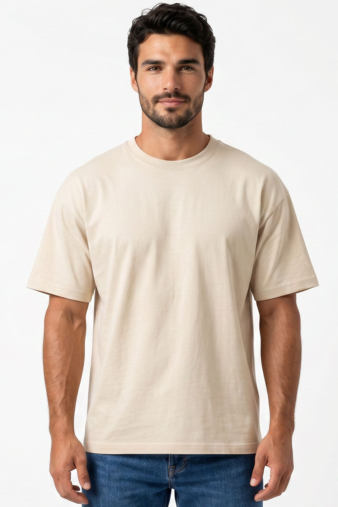 XCED Light Oversized T-shirt beige