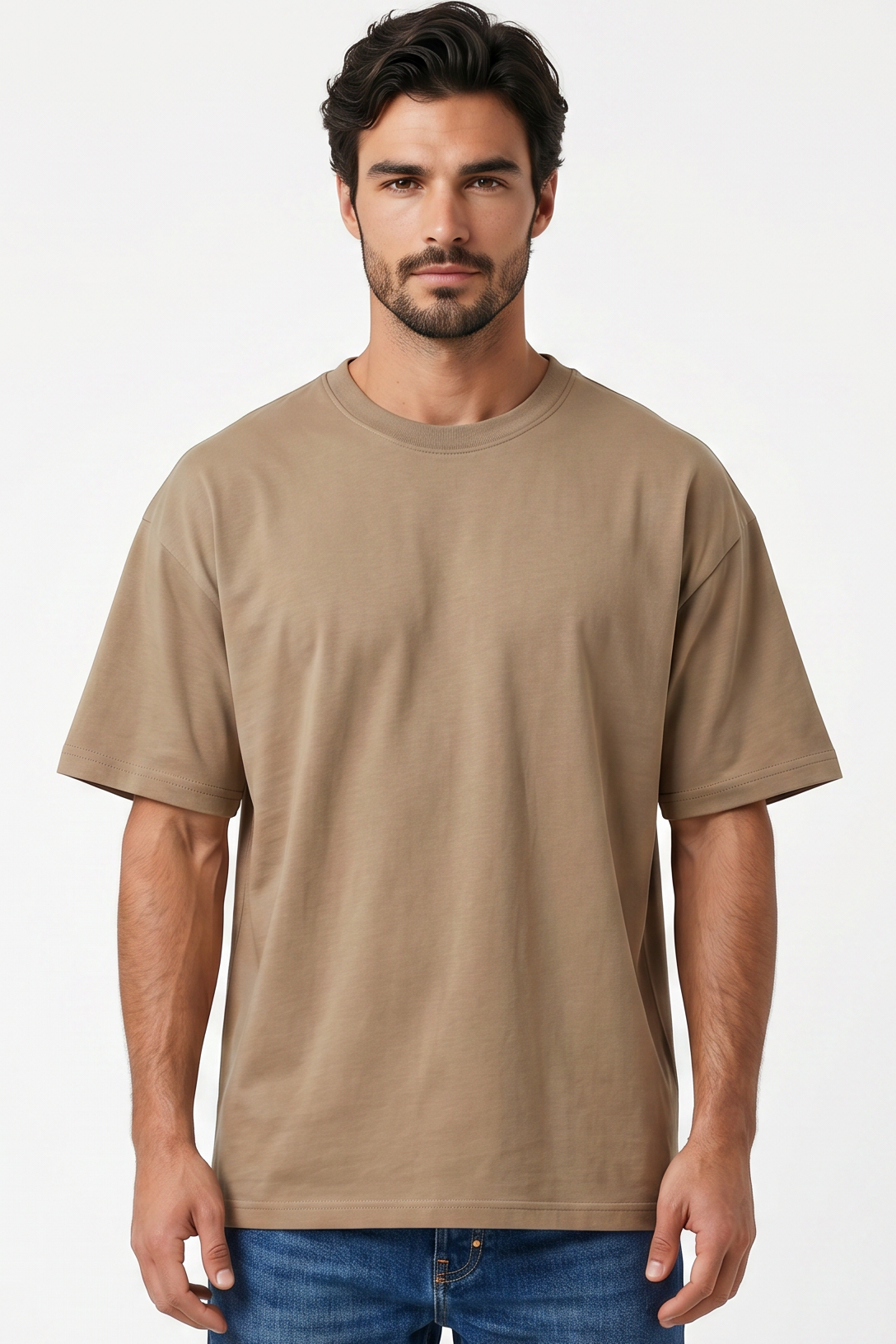 XCED Light Oversized T-shirt camel