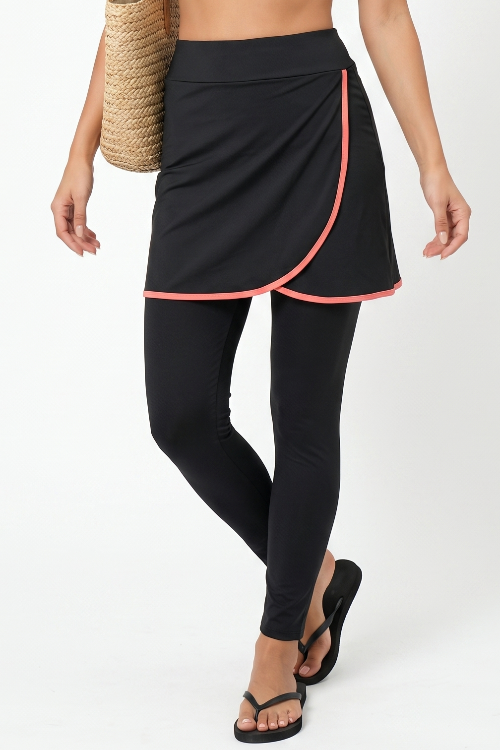 LIB : Coral Skirted Leggings