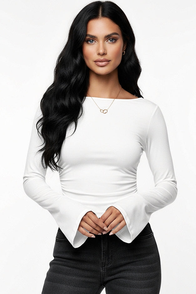 Ivory : Heavy Drop Back Top