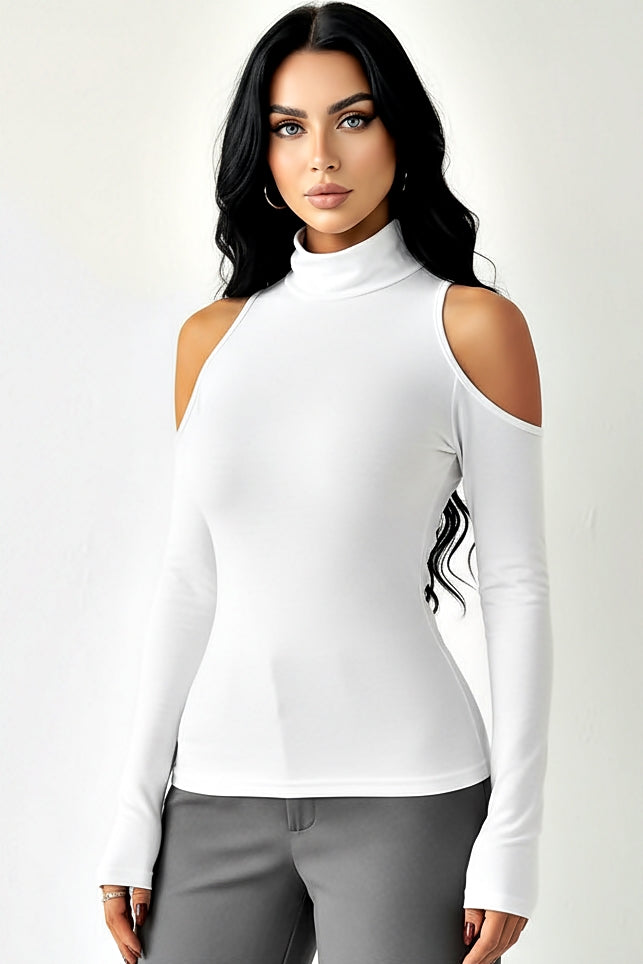 Ivory : Heavy No Shoulder Top
