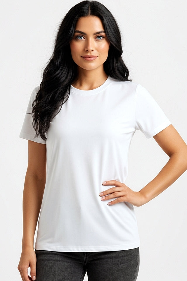 Ivory : Crew Flow Tee