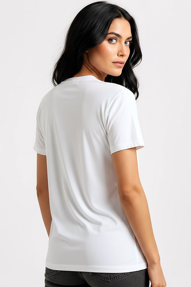 Ivory : Crew Flow Tee