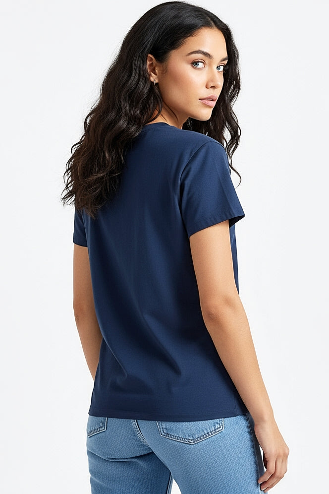 Ivory : Crew Flow Tee