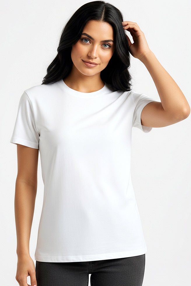 Ivory : Crew Flow Tee