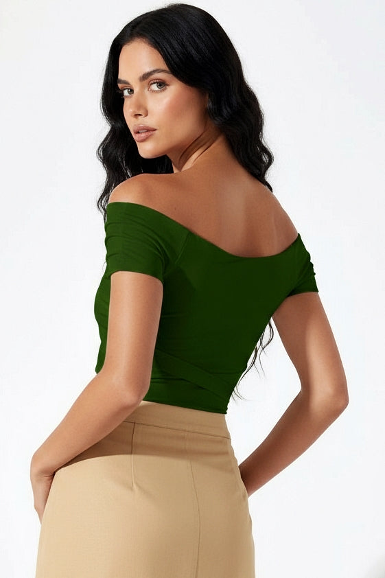 Ivory : Soft Wrap Top