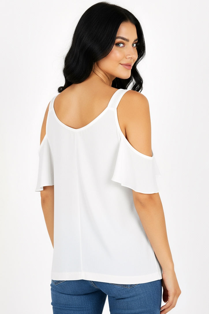 Ivory : Soft Cross Top