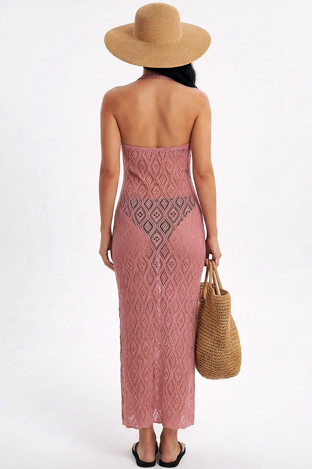 Bronze : Eclipse Crochet Maxi Dress