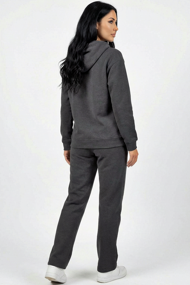 XCED : Hoodie + Straight Leg Sweat Pants Sets