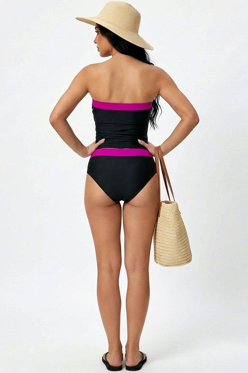 Bahr Bandeau Tankini Set